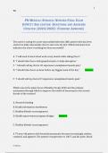 PN MEDICAL-SURGICAL NURSING FINAL EXAM DEWITT 3RD EDITION  QUESTIONS AND ANSWERS UPDATED &lpar;2024&sol;2025&rpar; &lpar;VERIFIED ANSWERS&rpar;