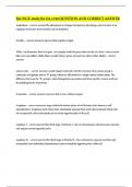 BIO WGU STUDY FOR OA C190QUESTIONS & ANSWERS &lpar;2024&sol;2025&rpar;&lpar;VERIFIED ANSWERS&rpar;