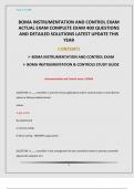 BOMA INSTRUMENTATION AND CONTROL EXAM ACTUAL EXAM COMPLETE EXAM 400 QUESTIONS AND DETAILED SOLUTIONS LATEST UPDATE THIS YEAR&vert; click on AVAILABLE IN PACKAGE DEAL&period; You'll get more for less&excl; OR SCROLL TO THE BOTTOM RIGHT CORNER AFTER OPENING THIS DOCU