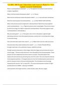 UA BSC 108 Exam 2 Questions And Answers Rated A&plus; New Update Assured Satisfaction
