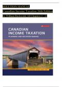 Solutions Manual for Canadian Income Taxation 2023&sol;2024&comma; 26th Edition by William Buckwold&comma; ISBN&colon; 9781264909551&comma; All 23 Chapters Covered&comma; Verified Latest Edition&excl;&excl;&excl;&excl;