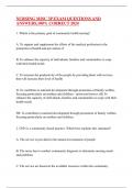 NURSING MISC 3P EXAM QUESTIONS AND ANSWERS&comma;100&percnt; CORRECT 2024