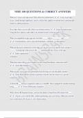 NHIE 100 QUESTIONS & CORRECT ANSWERS