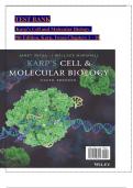 TEST BANK For Karp&rsquo;s Cell and Molecular Biology&comma; 9th Edition by Gerald Karp&comma; Janet Iwasa&comma; Verified Chapters 1 - 18&comma; Complete Newest Version