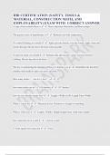 HBI CERTIFICATION &lpar;SAFETY&comma; TOOLS &  MATERIAL&comma; CONSTRUCTION MATH&comma; AND  EMPLOYABILITY&rpar; EXAM WITH CORRECT ANSWER