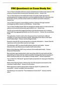 PHC Questions7-10 Exam Study Set 