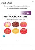 Test Bank For Brock Biology of Microorganisms&comma; 16th Global Edition  by Madigan&comma; ISBN&colon; 9781292404790&comma; All 34 Chapters Covered&comma; Verified Latest Edition 2024&sol;2025 Update 