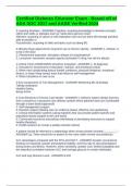 Certified Diabetes Educator Exam - Based off of ADA SOC 2017 and AADE Verified 2024