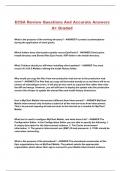 ECSA Review Questions And Accurate Answers A&plus; Graded