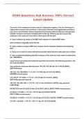 ECSA Questions And Answers 100&percnt; Correct Latest Update