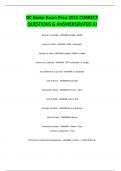 DC Boiler Exam Prep 2015 CORRECT QUESTIONS & ANSWERS&lpar;RATED A&rpar;