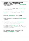 NCC EFM practice Exam Package deal 