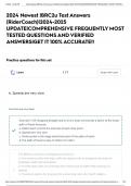 2024 Newest &vert;BRC2u Test Answers &lpar;RiderCoach&rpar;&vert;2024-2025 UPDATE&vert;COMPREHENSIVE FREQUENTLY MOST TESTED QUESTIONS AND VERIFIED ANSWERS&vert;GET IT 100&percnt; ACCURATE&excl;&excl;