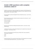 Inside LVMH questions with complete solutions rated A&plus;