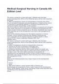 Medical-Surgical Nursing in Canada 4th Edition Lewi exam with correct answers 2024