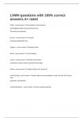 LVMH questions with 100&percnt; correct answers A&plus; rated 