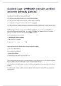 Guided Case&colon; LVMH &lpar;Ch 10&rpar; with verified answers &lpar;already passed&rpar;
