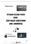 STA1610 EXAM PACK 2025  {DETAILED QUESTIONS AND ANSWERS }