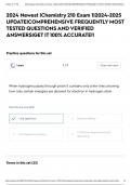 2024 Newest &vert;Chemistry 210 Exam 1&vert;2024-2025 UPDATE&vert;COMPREHENSIVE FREQUENTLY MOST TESTED QUESTIONS AND VERIFIED ANSWERS&vert;GET IT 100&percnt; ACCURATE&excl;&excl;
