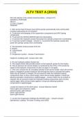 JLTV TEST A &lpar;2024&rpar;EXAMS QUESTIONS AND ANSWERS