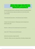 Official Alpha Kappa Alpha MIP Test &vert; Questions with 100&percnt; Correct Answers &vert; Updated 2024 &vert; Guaranteed A&plus;