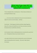 Official Alpha Kappa Alpha MIP Test &vert; Questions with 100&percnt; Correct Answers &vert; Updated 2024 &vert; Guaranteed A&plus;