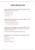  OPOTA PRACTICE TEST QUESTIONS AND ANSWERS &sol; LATEST
