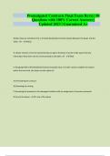 Promulgated Contracts Final Exam Revie &vert; 50 Questions with 100&percnt; Correct Answers &vert; Updated 2023 &vert; Guaranteed A&plus;