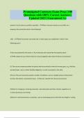 Promulgated Contracts Exam Prep &vert; 100 Questions with 100&percnt; Correct Answers &vert; Updated 2023 &vert; Guaranteed A&plus;