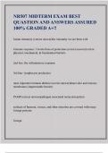 NR507 MIDTERM EXAM BEST QUASTION AND ANSWERS ASSURED 100&percnt; GRADED A&plus;&excl;&excl;