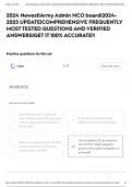Army Admin NCO board&vert; UPDATE&vert;COMPREHENSIVE FREQUENTLY MOST TESTED QUESTIONS AND VERIFIED ANSWERS&vert;GET IT 100&percnt; ACCURATE&excl;&excl;