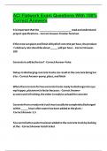 ACI Flatwork Exam Questions With 100&percnt; Correct Answers 2024