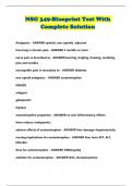 NSG 349 BUNDLED EXAMS WITH SOLUTION 