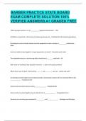 Barber Practice State Board Exam
