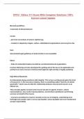 CPCU - Ethics 311 Exam With Complete Solutions 100&percnt; Correct Latest Update
