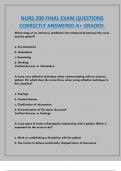 NURS 200 FINAL EXAM QUESTIONS  CORRECTLY ANSWERED A&plus; GRADED&period;