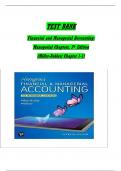 Test Bank for Horngren's Financial & Managerial Accounting The Managerial Chapters&comma; 7th edition by Tracie Miller-Nobles&comma; Brenda Mattison