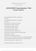 A319&sol;A320 KSV Exam Questions 1 With Correct Answers
