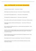 QAL CATEGORY M EXAM 2024&sol;2025