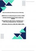    American Board of Neuroscience Nursing    ABNN Stroke Certified Registered Nurse SCRN   STROKE CERTIFICATION STUDY GUIDE FOR NURSES  Exam Review Questions and Answers &vert; 100&percnt; Pass Guaranteed &vert; Graded A&plus;   &vert;BY Kathy J&period; Morrison&comma; MSN&comma; RN&comma; CNRN&comma; SCRN