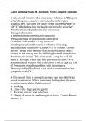 Galen medsurg exam &num;4 Questions With Complete Solutions