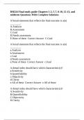 DH224 Final study guide Chapters 1-2&comma; 5-7&comma; 8-10&comma; 12-13&comma; and midterm Questions With Complete Solutions
