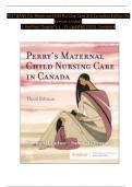 TEST BANK For Maternal Child Nursing Care 3rd Canadian Edition By Keenan Lindsay &vert; Verified Chapter's 1 - 25 Updated 2023&vert; Complete