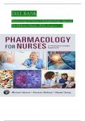 TEST BANK FOR ADAM&rsquo;S PHARMACOLOGY FOR NURSES&colon; A PATHOPHYSIOLOGIC APPROACH&comma; &vert;7TH EDITION &vert; ALL CHAPTERS &vert; UPDATED 2024