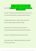 Purdue COM 114 Test Out Vocab Questions and answers with 100&percnt; Complete solutions &vert; verified &updated 2024&vert; Graded A&plus;