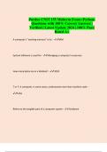 Purdue CNIT 155 Midterm Exam &lpar;Python&rpar; Questions with 100&percnt; Correct Answers &vert; Verified &vert; Latest Update 2024