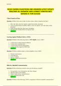 NCLEX UWORLD QUESTIONS AND ANSWERS LATEST UPDATE 2024&sol;2025 ALL ANSWERS 100&percnt; CORRECT VERIFIED BEST GRADED A&plus; FOR SUCCESS