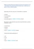 Milady Standard Barbering Sample State Board Examination Test 1  - 6th Edition with questions and well detailed and verified answers &lpar;grade A&rpar; latest rationale update