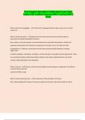 Peer Support Specialist Certification Exam Study Guide with Verified Answers&vert; 100&percnt; Correct&vert; 100&percnt; Score