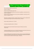 Peer Support Exam Questions And Answers 100&percnt; Pass &vert; Graded A&plus;